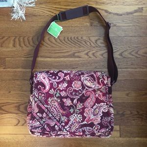 NWT Vera Bradley Laptop Messenger Bag